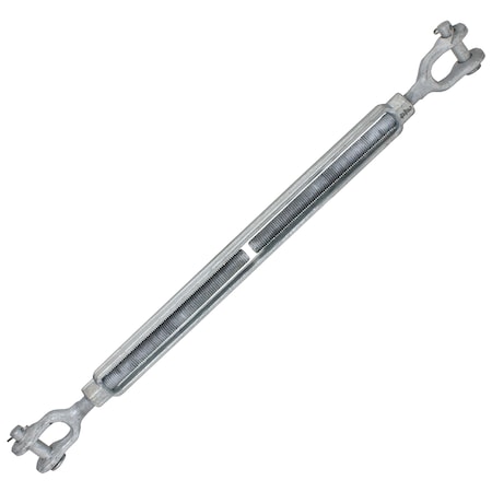 Us Cargo Control Galvanized Turnbuckle - Import - Jaw & Jaw - 3/4 x 18 JJTBGV34X18